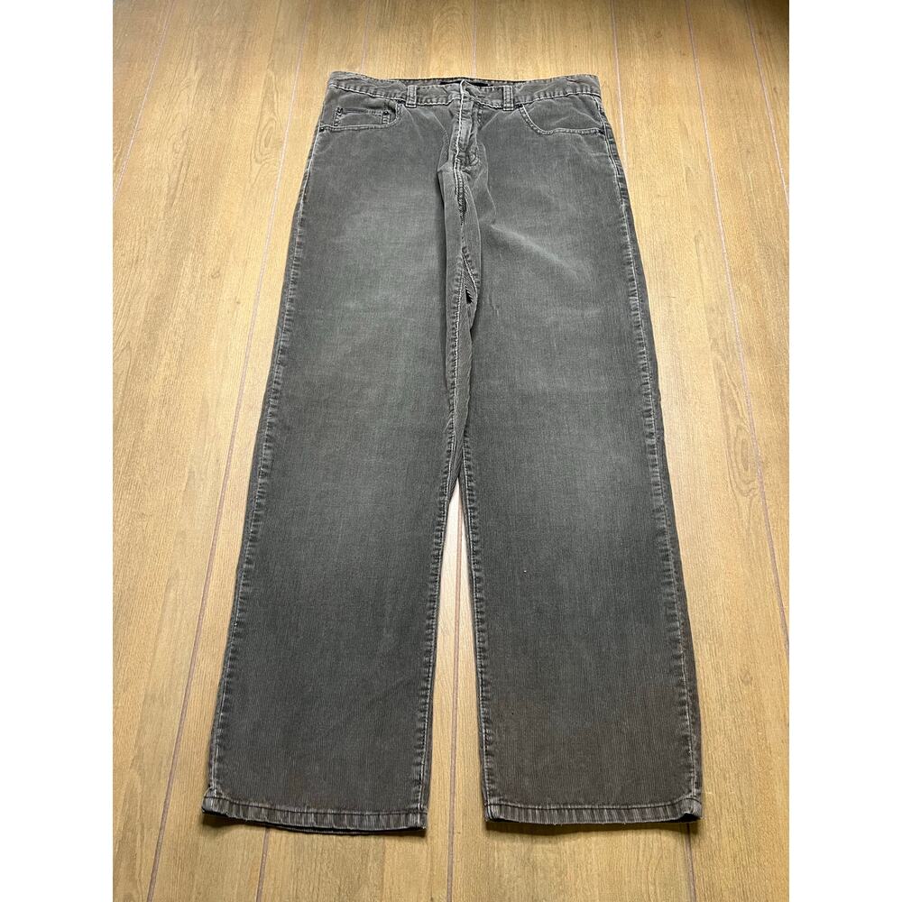 Vintage Calvin‎ Klein Corduroy Jeans Sz 33x30 Straight Leg Stretch Y2K